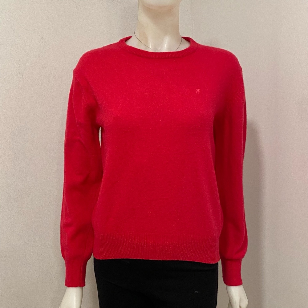 Daniel Hechter Dark Pink Pure Virgin Wool Sweater Medium